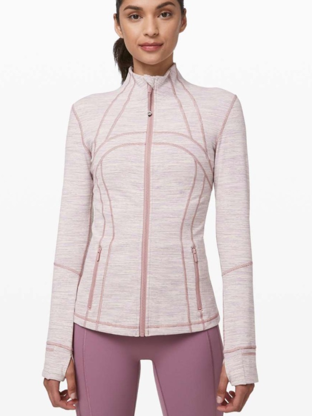 Lululemon Define Jacket Wee Are From Space Pink Bliss Vintage Mauve Size 4